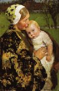 Gari-Julius Melchers Motherhood painting